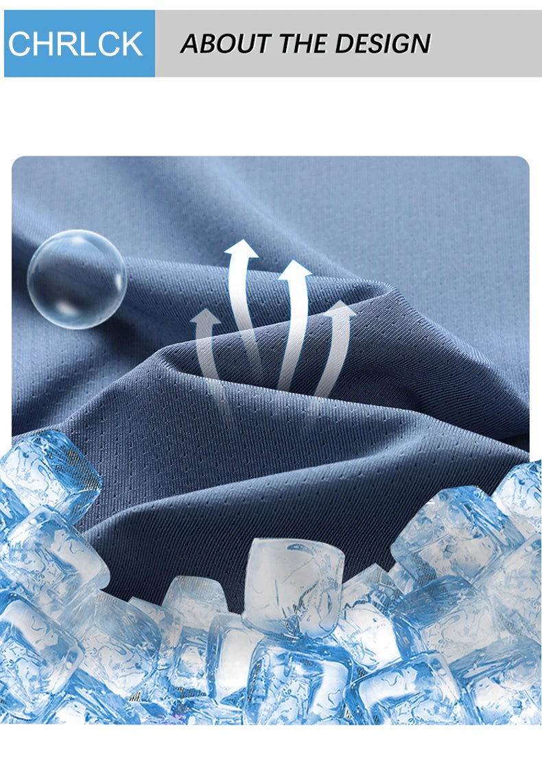CHRLCK™ Men's Quick Dry Outdoor T-Shirt – Breathable, Lightweight Running & Hiking Tee 👟🌞
