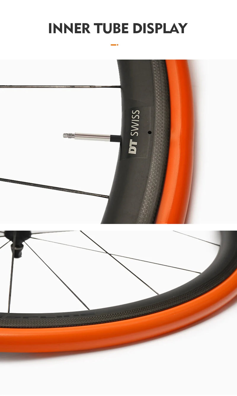 ThinkRider Ultralight 28g Bike Inner Tube - 700x18/25/28/32 TPU Material, 65mm French Valve 🚴‍♂️🚲