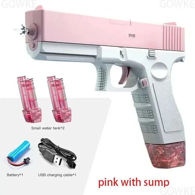 Blaster Splash™ High-Pressure Automatic Water Gun for Kids – Summer Beach Toy