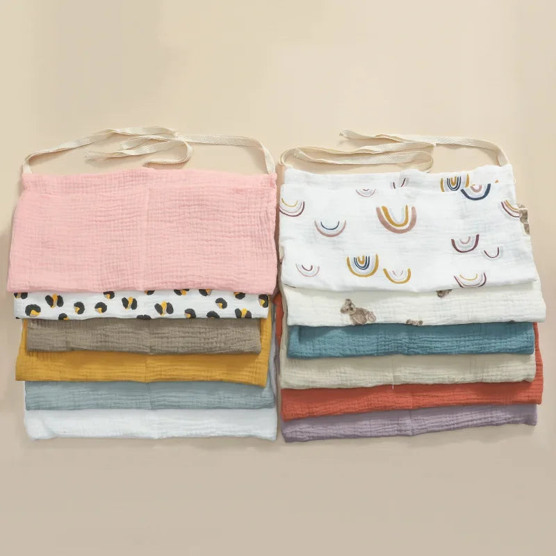 Baby Bedside Organizer 🍼 | Portable Diaper Caddy with Dual Pockets for Newborn Essentials