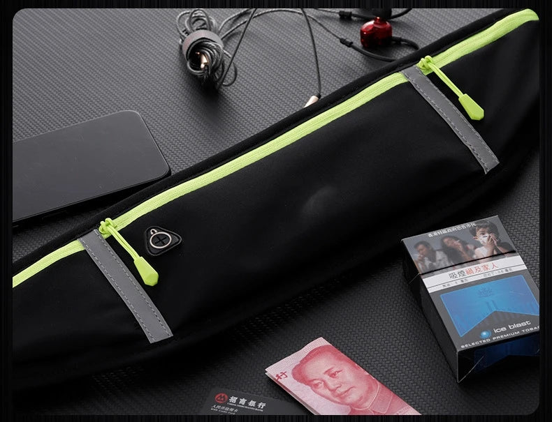 Ultra-Slim Waterproof Running Phone Belt | Invisible Sports Waist Pouch