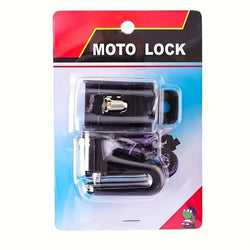 🔒 Motorcycle Disc Brake Lock – Heavy-Duty Anti-Theft Security for Bikes & Motorcycles | No Battery Needed | 2 Keys Included