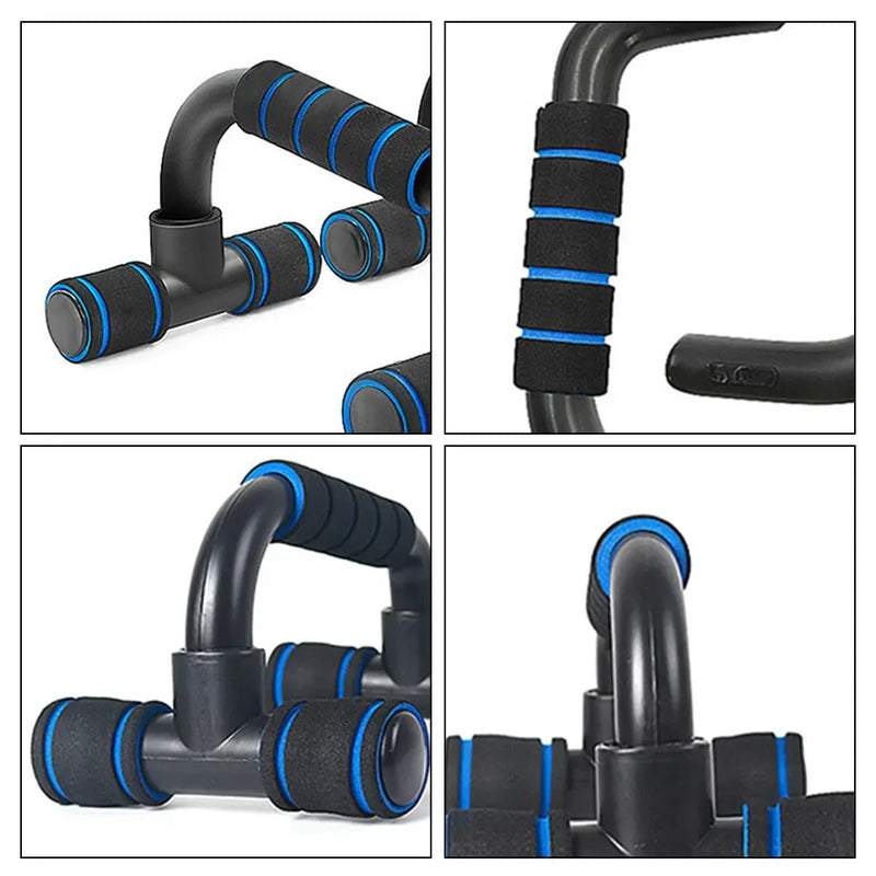 U-Shaped Push-up Rack with Hand Sponge Grip – Fitness Equipment for Home Gym & Muscle Training 💪