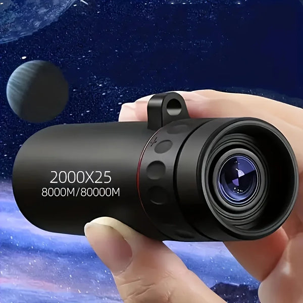 2000X25 HD Monocular Telescope – Compact & Portable Scope for Travel, Hunting, Concerts & Fishing 🔭