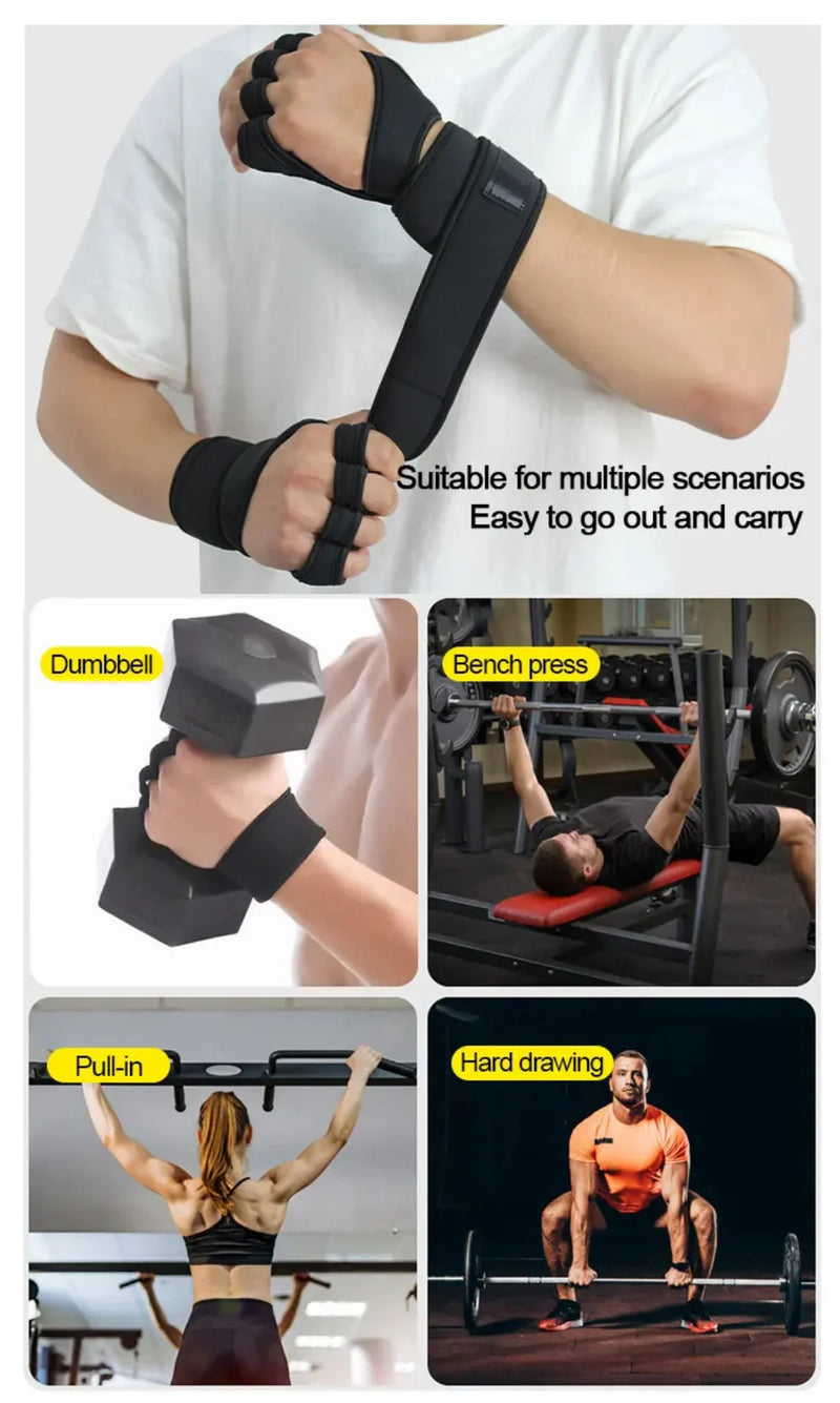 🔥 ProGrip™ Workout Gloves – Wrist Support & Palm Protection for Gym, Fitness, and Weightlifting 💪