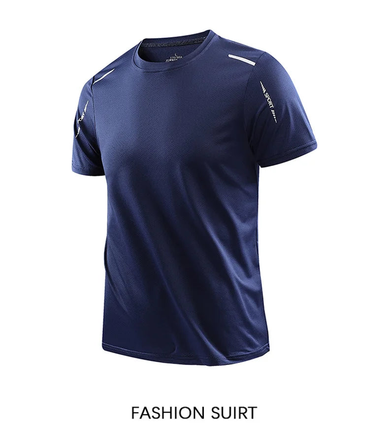 CHRLCK™ Men's Quick Dry Outdoor T-Shirt – Breathable, Lightweight Running & Hiking Tee 👟🌞