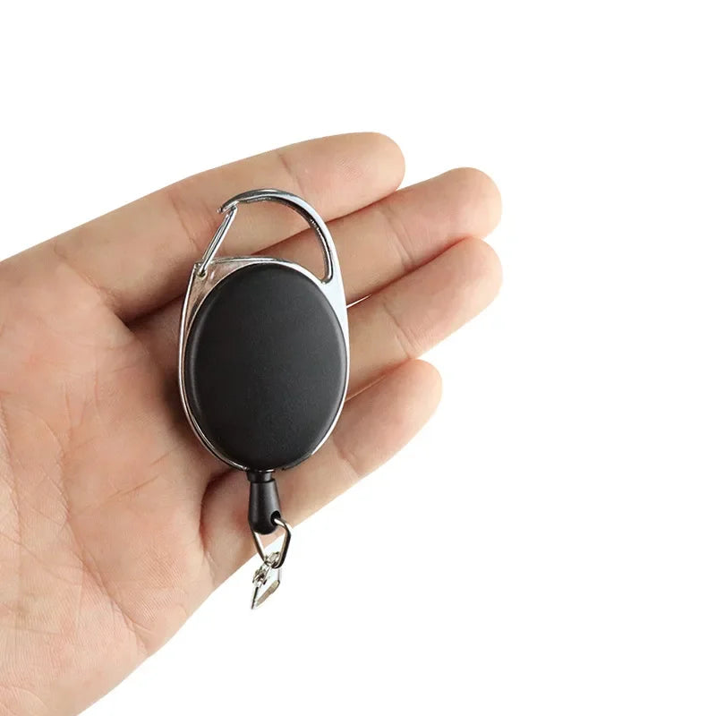 Fly Fishing Zinger Retractor 🔄 | Retractable Key Chain Reel with Spring Clip – 1–4pcs Tool Holder 🎣