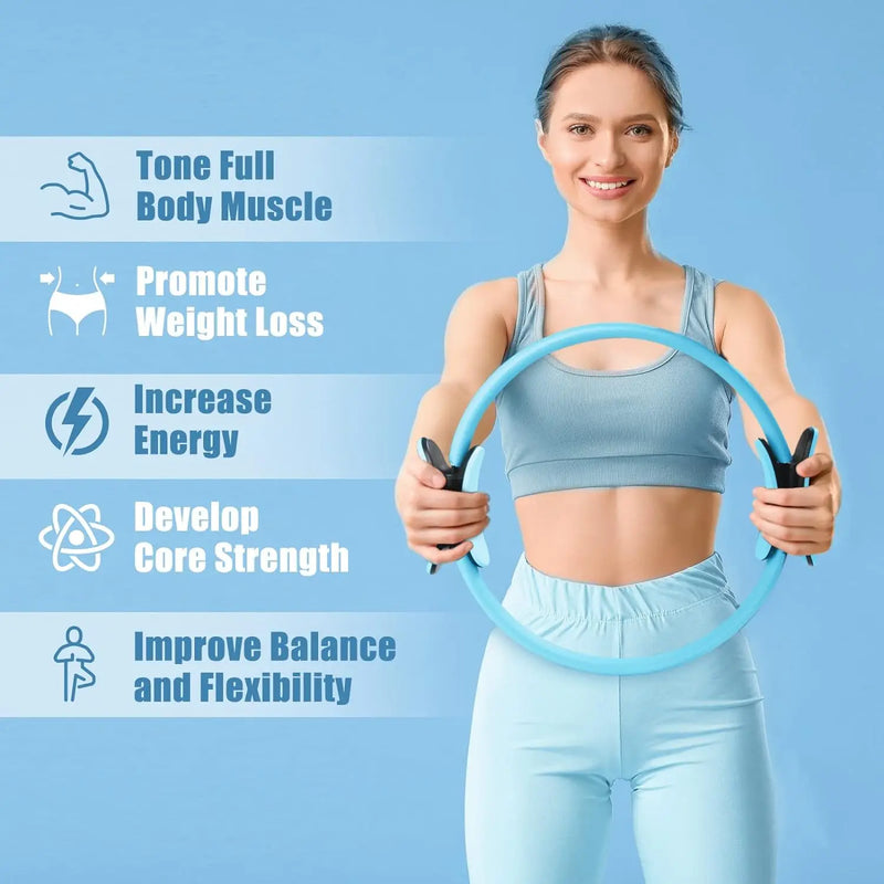 Pilates & Yoga Ring – Magic Circle for Core, Pelvic Floor & Back Stretching 💪🧘‍♀️
