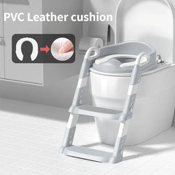 Children’s Potty Training Seat with Step Ladder 🚽👶 | Foldable Toddler Toilet Trainer for Boys & Girls