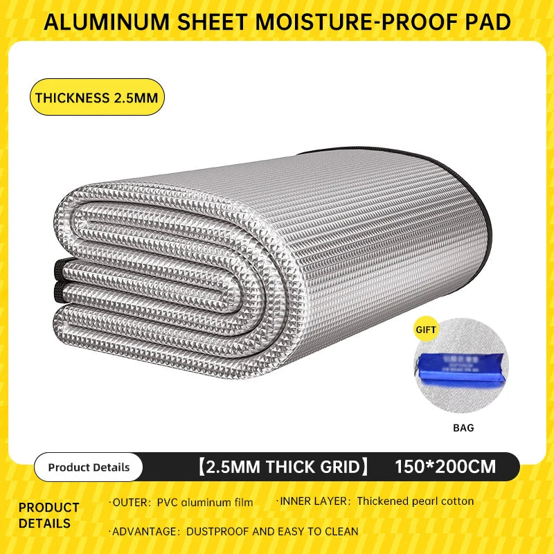 Waterproof Outdoor Picnic Mat 🏕️ | Double-Sided Aluminum Camping & Beach Blanket