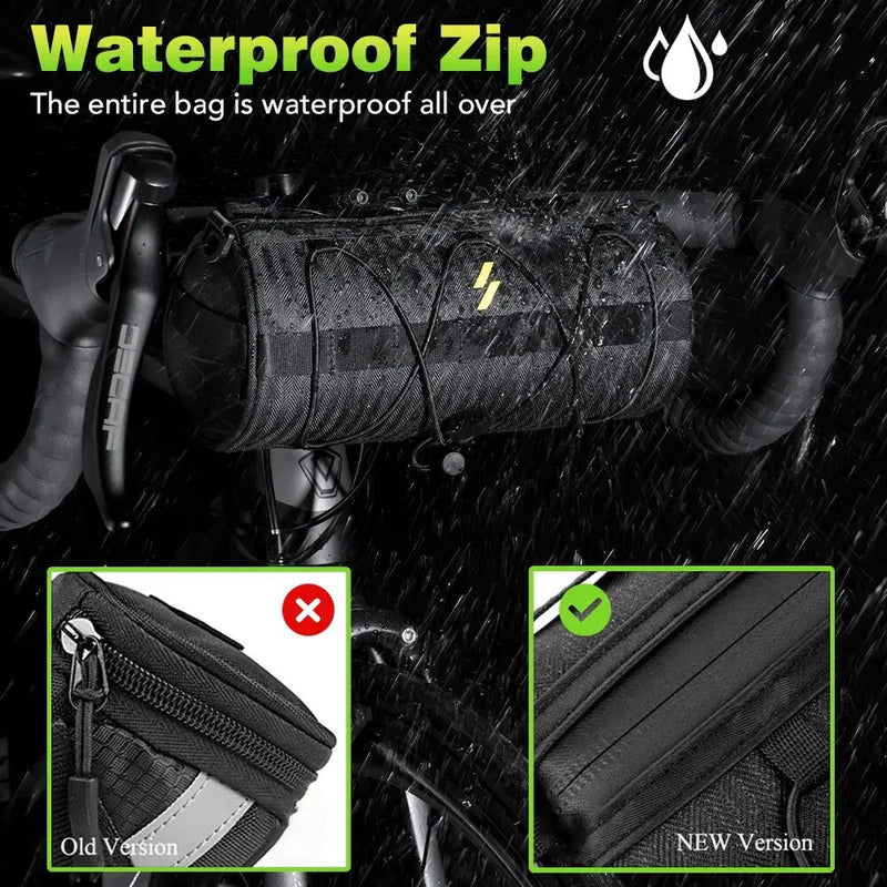 NEWBOLER 🚴‍♂️ Multifunction Bike Handlebar Bag | Waterproof Frame Pannier & Shoulder Bag
