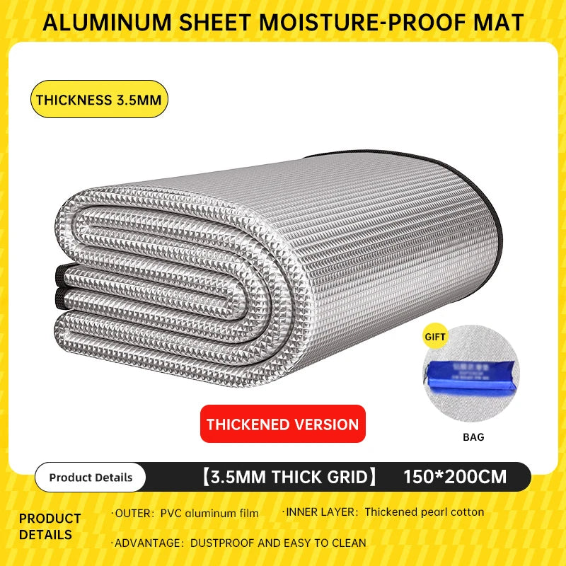 Waterproof Outdoor Picnic Mat 🏕️ | Double-Sided Aluminum Camping & Beach Blanket