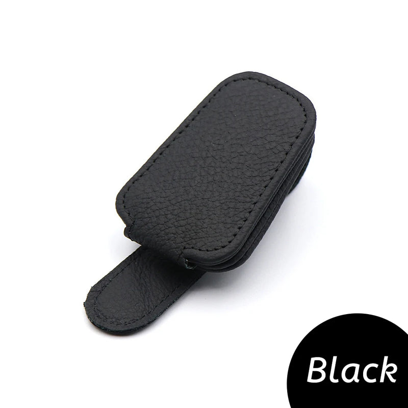 Universal Car Visor Sunglasses Clip & Organizer – Eyeglasses, Cards, Pen Holder