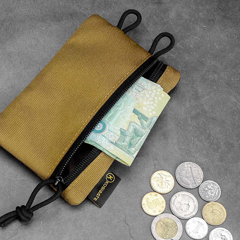 🧭 Compact EDC Organizer Pouch – Tactical Pocket Bag for Camping, Hiking & Everyday Carry