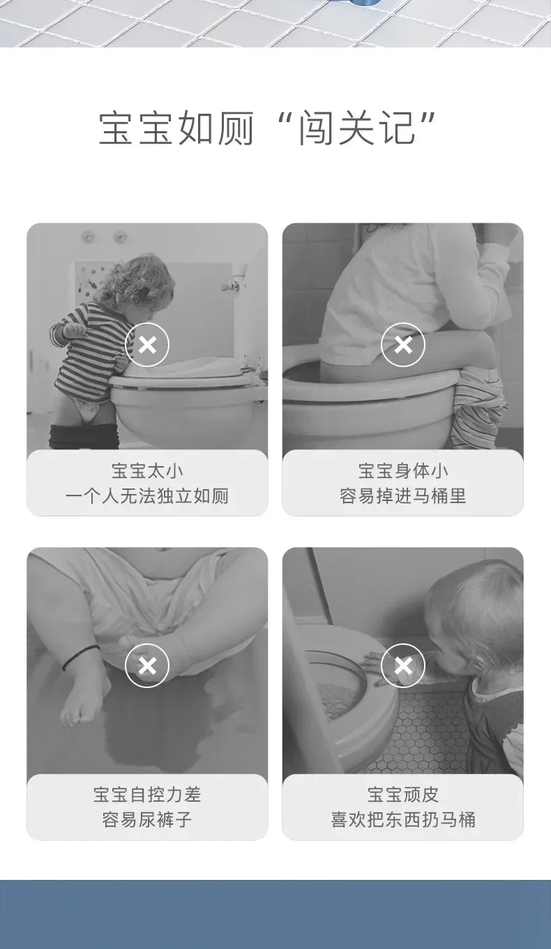 Children’s Potty Training Seat with Step Ladder 🚽👶 | Foldable Toddler Toilet Trainer for Boys & Girls