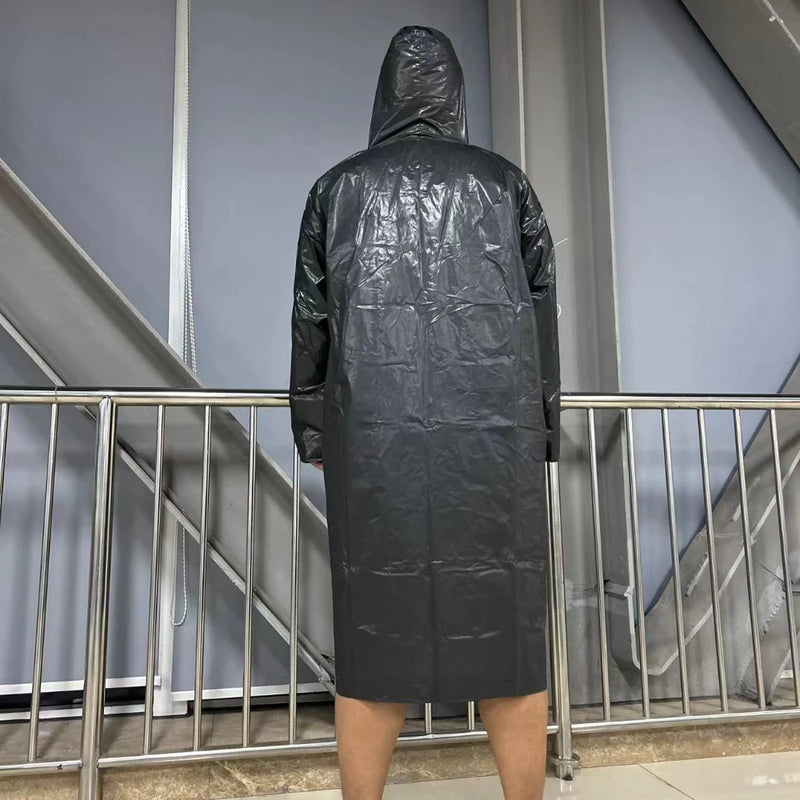 ClearShield™ Disposable Full-Body Raincoat – Unisex, Portable & Waterproof 🌧️🧥