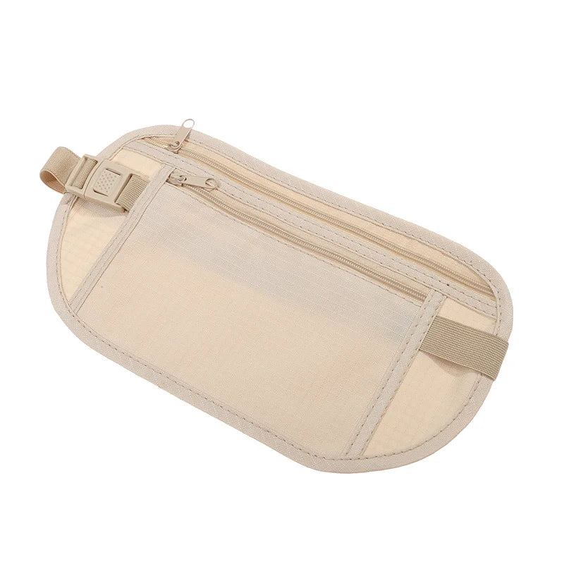 Invisible Travel Money Belt 💼 | Hidden Waist Bag for Running, Hiking & Travel 🏃✈️