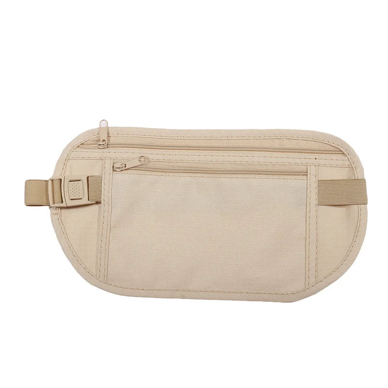 Invisible Travel Money Belt 💼 | Hidden Waist Bag for Running, Hiking & Travel 🏃✈️