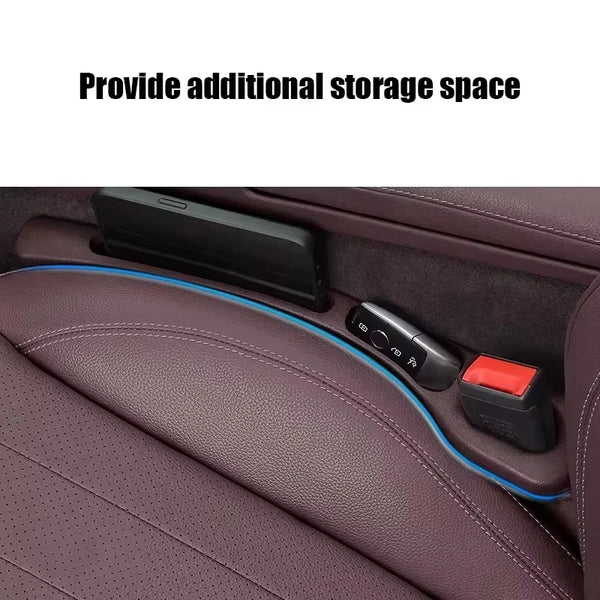 2pcs Car Seat Gap Filler Organizer Waterproof Car Seat Gap Plug Strip with 2 Grooves – Auto Interior Accessories 🚗