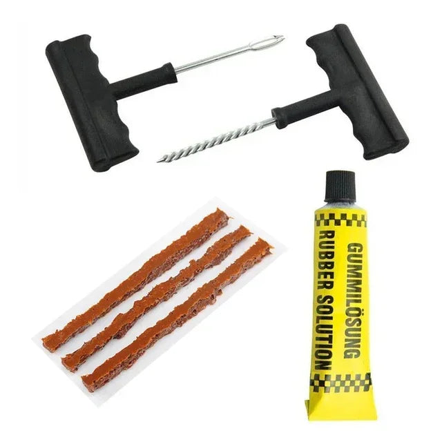 Universal 5-50Pc Tubeless Tire Repair Kit – Heavy Duty Puncture Plug Set for Car, Motorcycle, Truck, SUV & Off-Road Vehicles