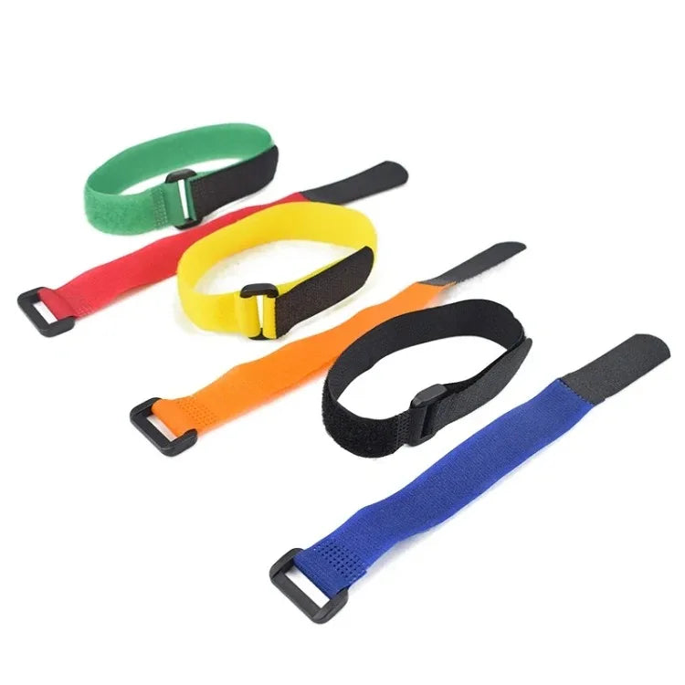 5pcs Universal Bike Handlebar Strap – Nylon Flashlight Holder & Tie-Down Bands