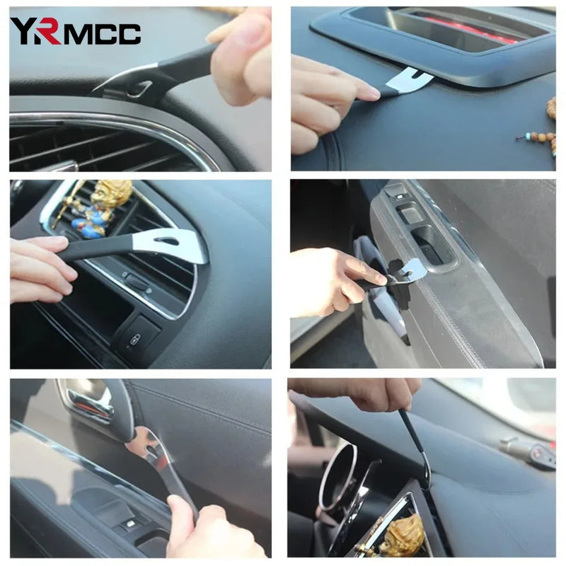 ProSteel™ Dual-End Car Trim Removal Tool – Stainless Steel Pry Tool for Car Panels & Fasteners
