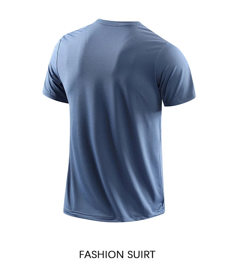 CHRLCK™ Men's Quick Dry Outdoor T-Shirt – Breathable, Lightweight Running & Hiking Tee 👟🌞