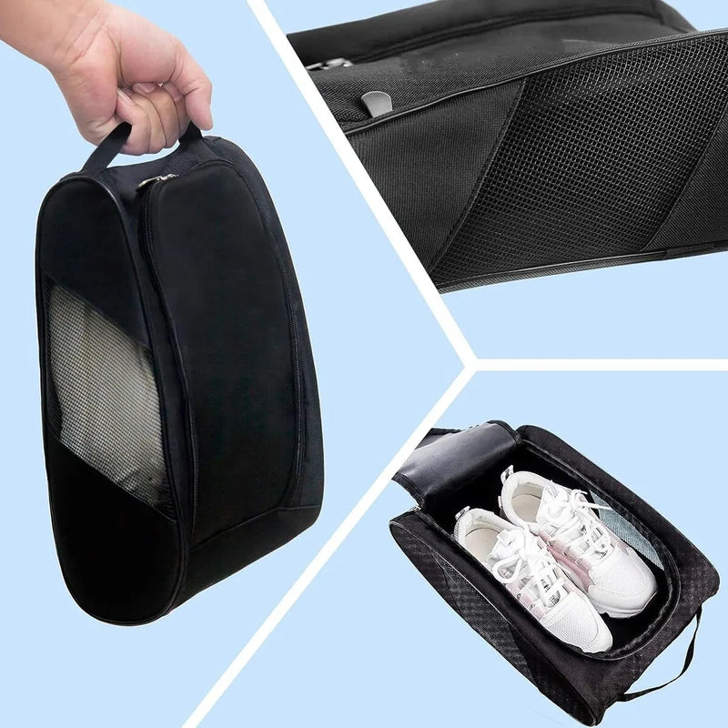 Portable Sports Shoe Bag 🏈⚽ – Waterproof Football, Golf & Basketball Boot Bag for Men, Women, Boys & Girls