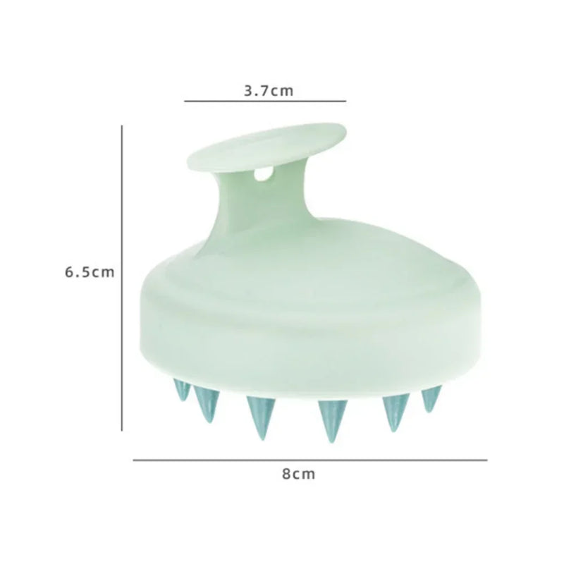 Silicone Scalp Massager Brush 🛁 | Hair Washing & Shampoo Scrubber for Healthy Scalp & Growth
