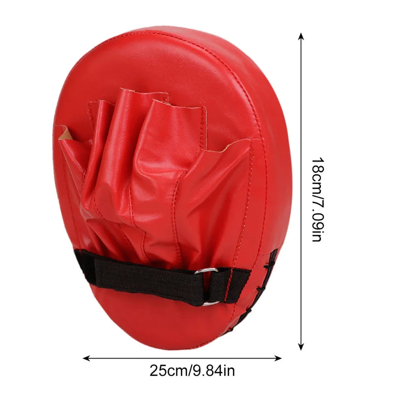 PU Leather Kickboxing Gloves & Punch Target Bag for MMA, Karate, Muay Thai & Sanda Training (Adults & Kids)