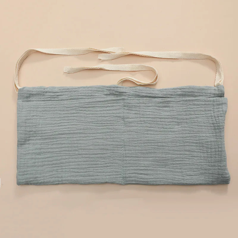 Baby Bedside Organizer 🍼 | Portable Diaper Caddy with Dual Pockets for Newborn Essentials