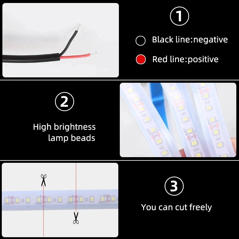 150cm LED DRL Scanning Car Hood Light Strip – 12V Decorative Ambient Engine Hood Lamp 🚗✨