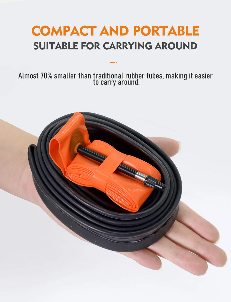 ThinkRider Ultralight 28g Bike Inner Tube - 700x18/25/28/32 TPU Material, 65mm French Valve 🚴‍♂️🚲