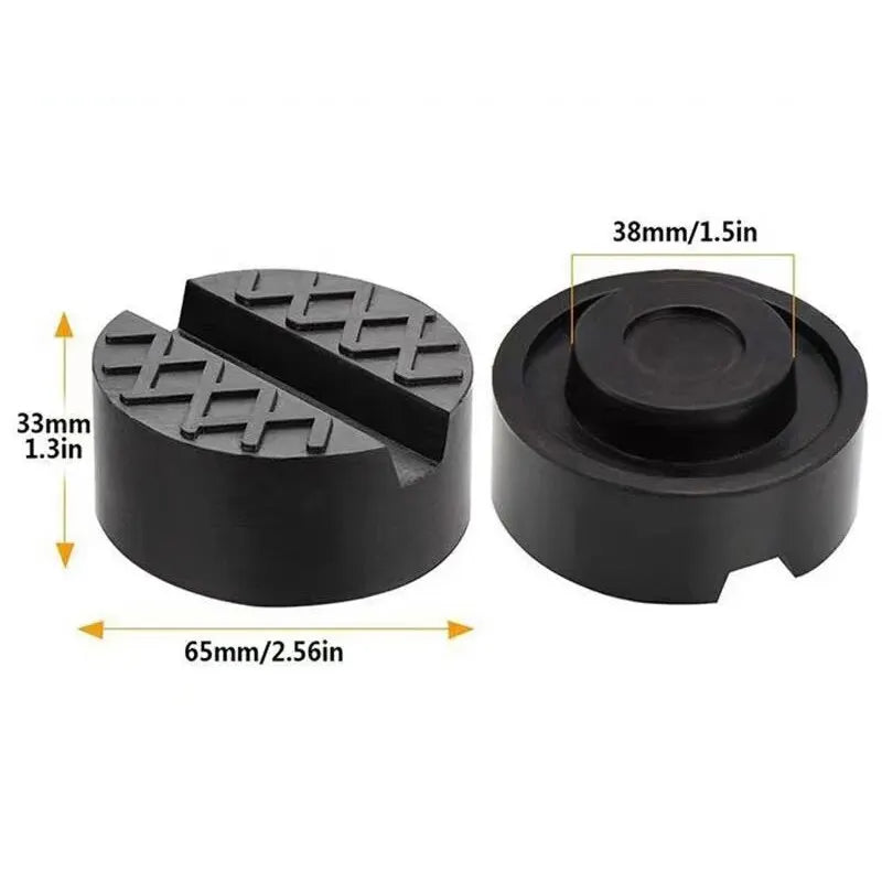 Universal Car Lift Jack Support Pad – Slotted Rubber Frame Rail Adapter for Lexus, Subaru, Fiat, Volvo 🚗🛠️