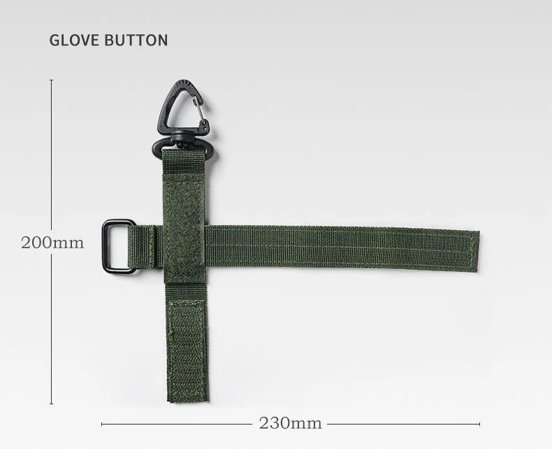 🔥 Tactical Glove Clip Hook – Heavy-Duty Outdoor Glove Holder for Work, Camping, Climbing 🧤⛺