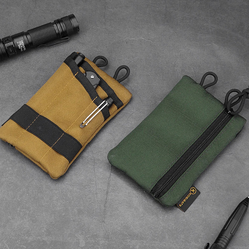 🧭 Compact EDC Organizer Pouch – Tactical Pocket Bag for Camping, Hiking & Everyday Carry