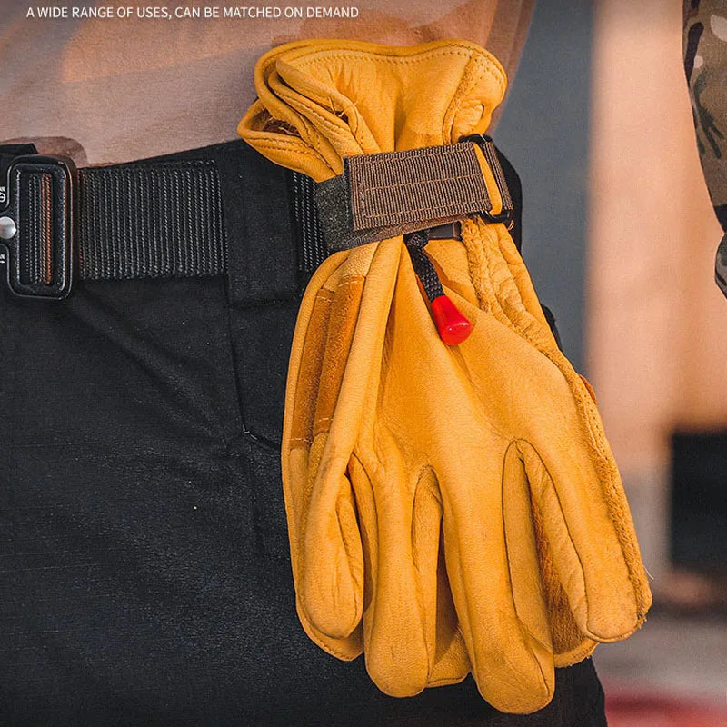 🔥 Tactical Glove Clip Hook – Heavy-Duty Outdoor Glove Holder for Work, Camping, Climbing 🧤⛺