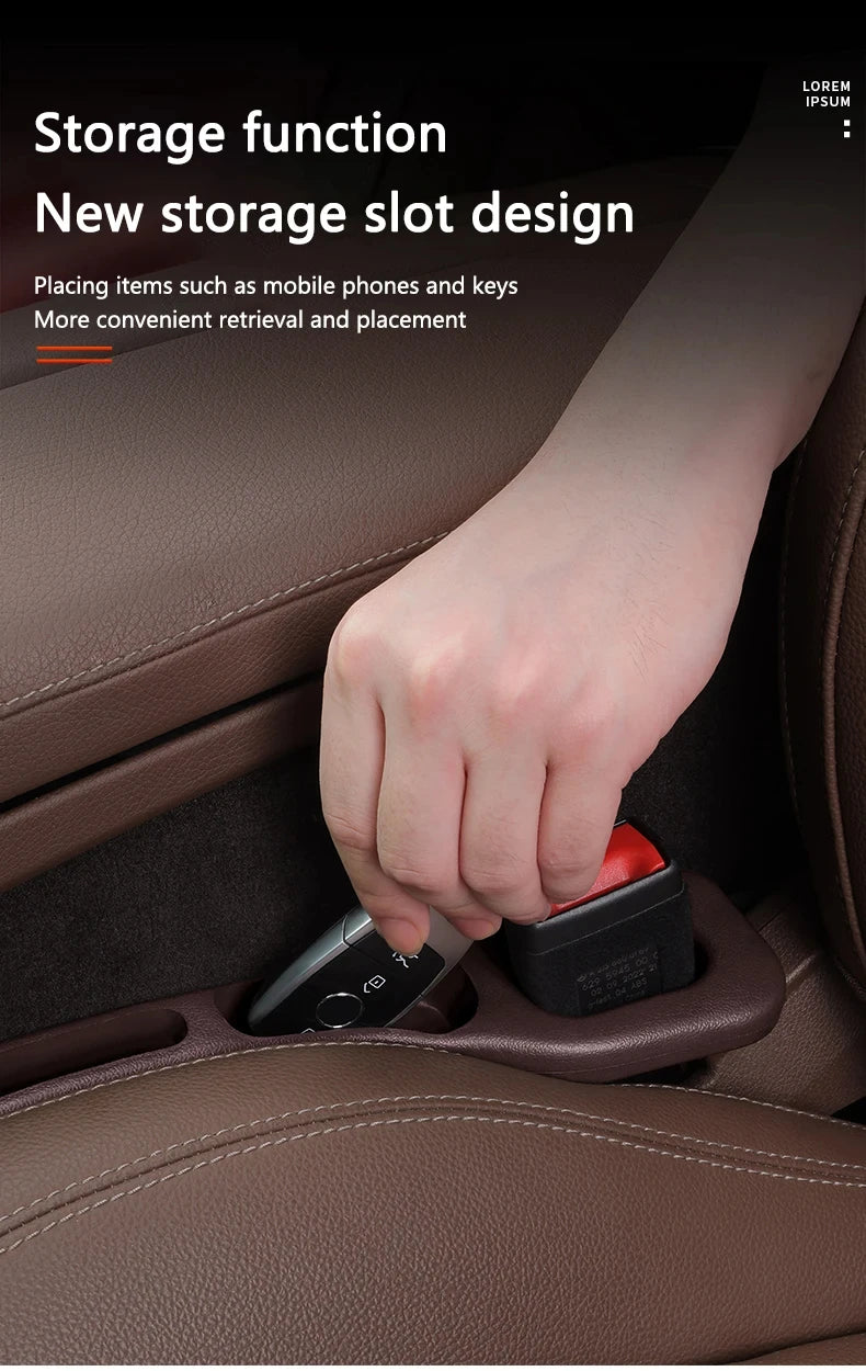 2pcs Car Seat Gap Filler Organizer Waterproof Car Seat Gap Plug Strip with 2 Grooves – Auto Interior Accessories 🚗