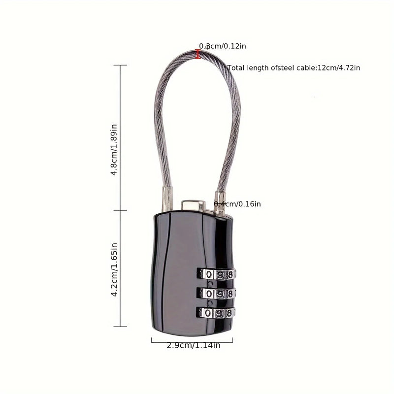 🔒 SecureLock™ Combo Travel & Gym Password Lock – For Luggage, Lockers, Toolboxes