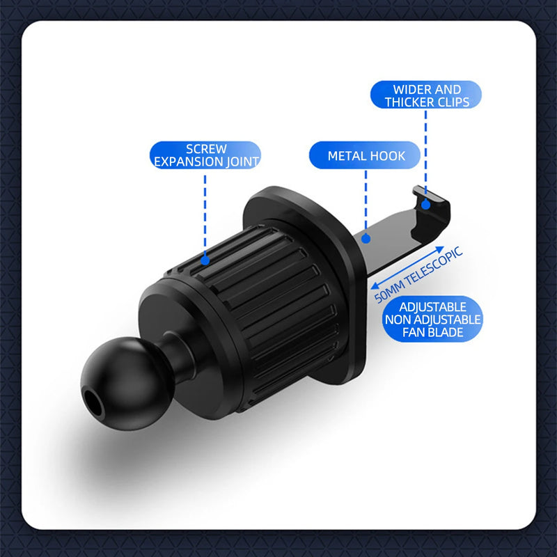 Universal Gravity Car Phone Holder for 4.7-7 Inch Phones 🚗📱 - Shockproof Air Vent Mount