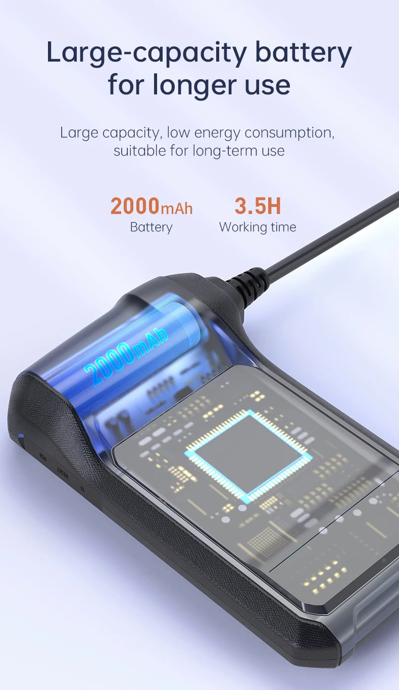 Industrial Endoscope Camera 8mm 1080P HD with 4.3" IPS Screen & 8 LED Lights – Waterproof Pipe Inspection Camera for Car Repair, Plumbing, and Borescope