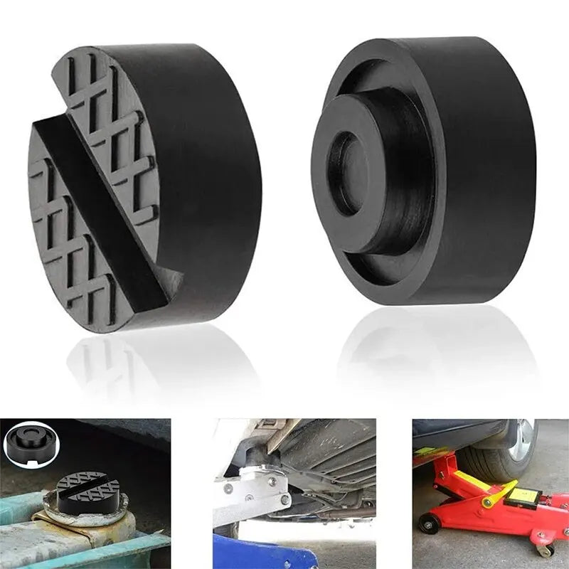 Universal Car Lift Jack Support Pad – Slotted Rubber Frame Rail Adapter for Lexus, Subaru, Fiat, Volvo 🚗🛠️