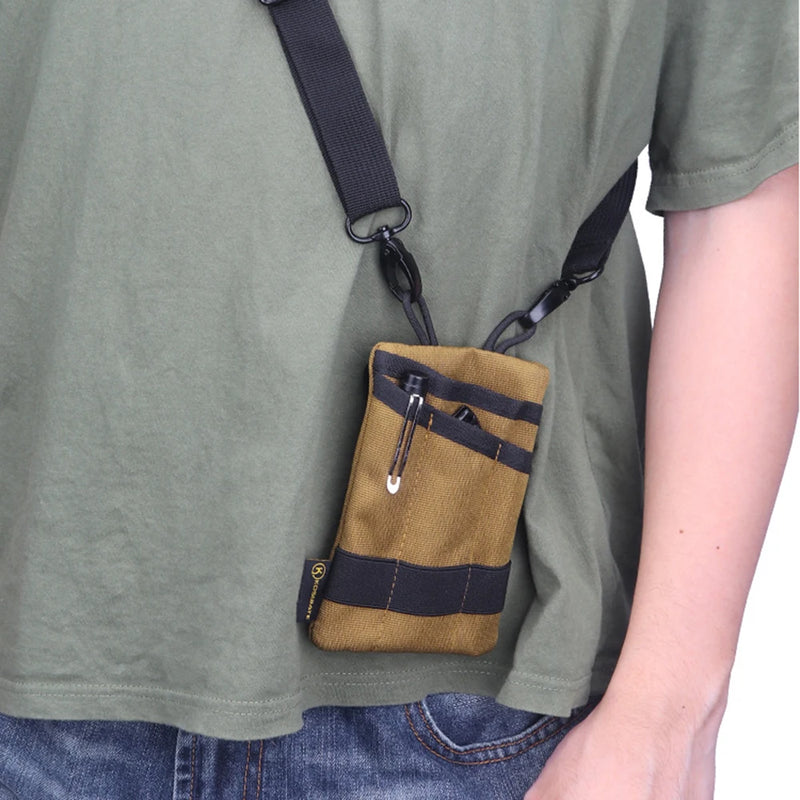 🧭 Compact EDC Organizer Pouch – Tactical Pocket Bag for Camping, Hiking & Everyday Carry