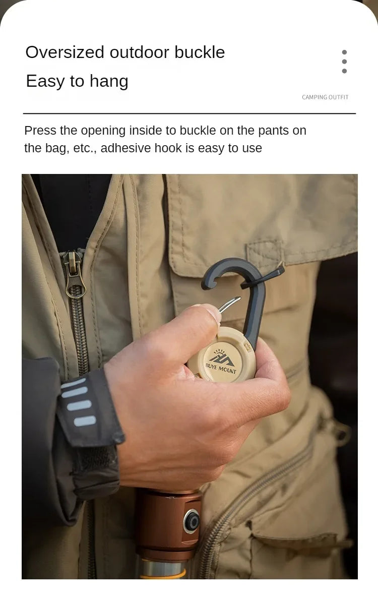 🔒 Heavy Duty Retractable Badge Reel with Carabiner – Steel Wire Keychain Holder for ID & Tools