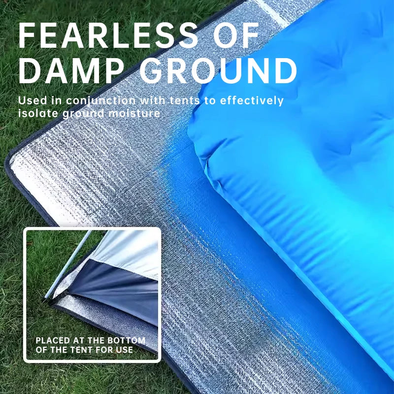 Waterproof Outdoor Picnic Mat 🏕️ | Double-Sided Aluminum Camping & Beach Blanket