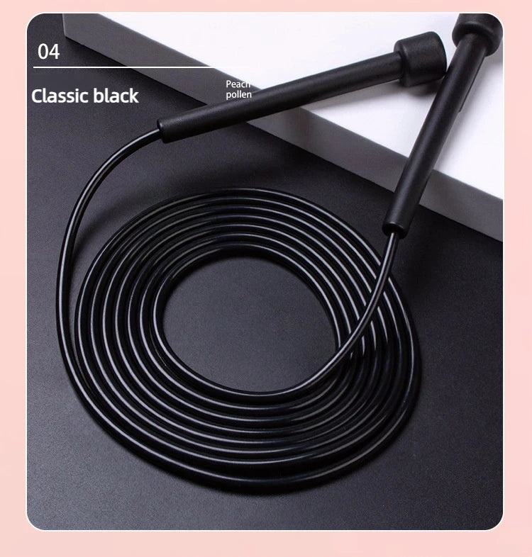 2.8M PVC Speed Skipping Rope 🏃‍♂️🔥 Adjustable Jump Rope for Adults & Kids | Fitness, Weight Loss & Gym Workouts