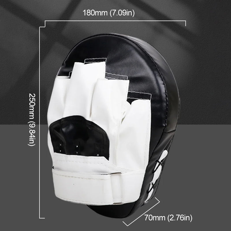 PU Leather Kickboxing Gloves & Punch Target Bag for MMA, Karate, Muay Thai & Sanda Training (Adults & Kids)