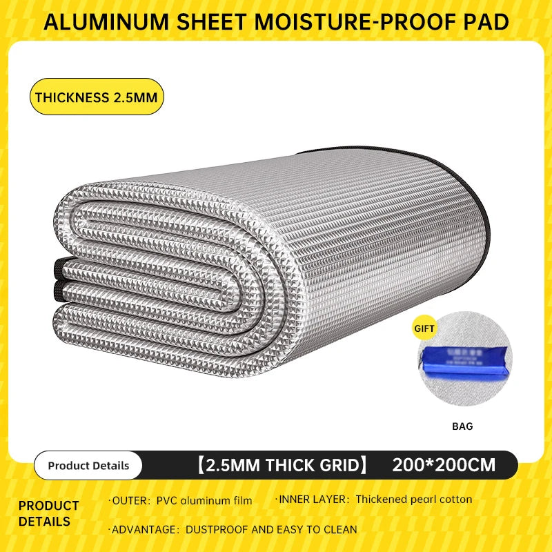 Waterproof Outdoor Picnic Mat 🏕️ | Double-Sided Aluminum Camping & Beach Blanket