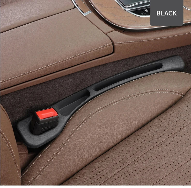 2pcs Car Seat Gap Filler Organizer Waterproof Car Seat Gap Plug Strip with 2 Grooves – Auto Interior Accessories 🚗
