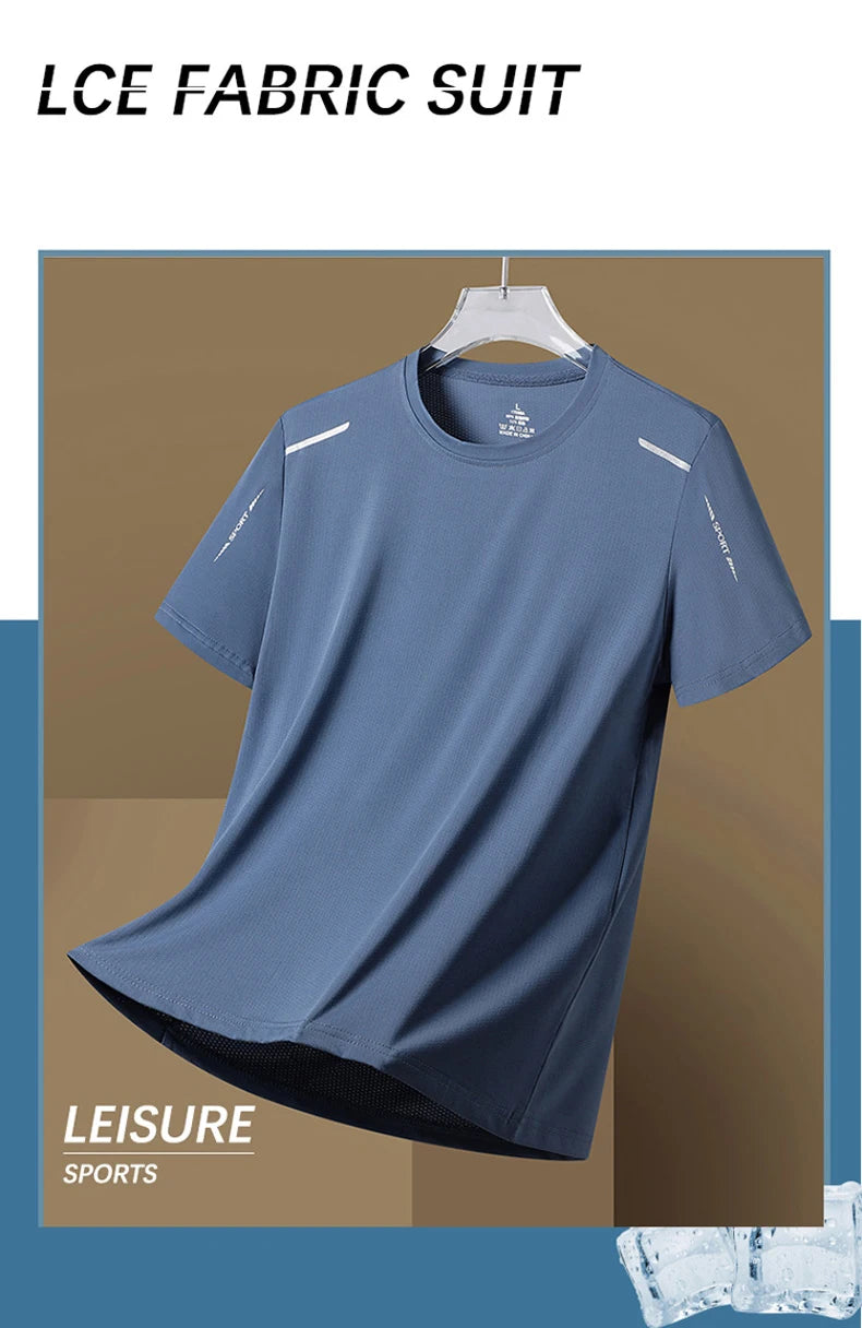 CHRLCK™ Men's Quick Dry Outdoor T-Shirt – Breathable, Lightweight Running & Hiking Tee 👟🌞